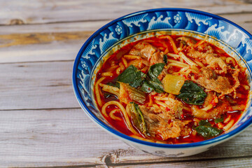 Malatang, chinese spicy numbing hot soup