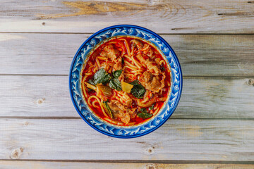 Malatang, chinese spicy numbing hot soup