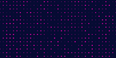 Blue background and pink dots