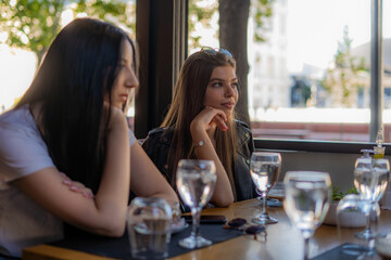 Looking and listening to their friend