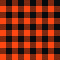 orange flannel shirt seamless pattern ready for your print clothing