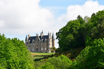 Plomelin; France - may 16 2021 : the Kerambleiz castle