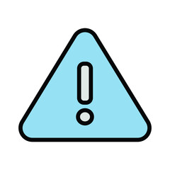 Warning sign Vector icon which can easily modify or edit

