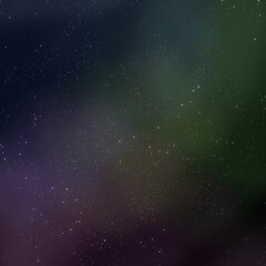 Fototapeta premium Clip art of rainbow galaxy