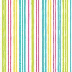 Seamless background with vertical stripes in bright colors. Summer style.
