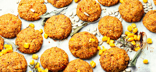 Vegedelki, vegetable meatballs.