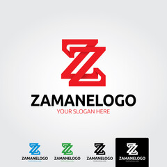 Letter z logo template - vector