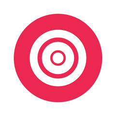 Aim target Vector icon which can easily modify or edit

