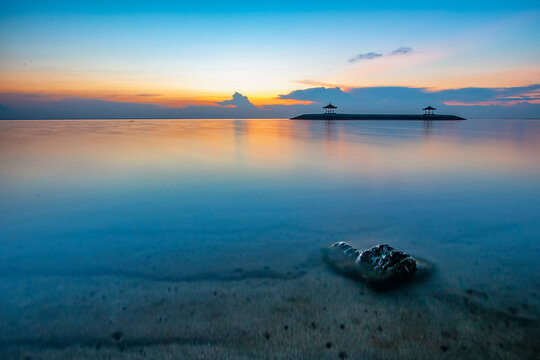 Coral Beach, Sanur - Bali of Indonesia best place to sunrise