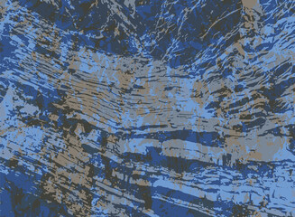 Grunge old paint vector background design. Hand painting imitation.