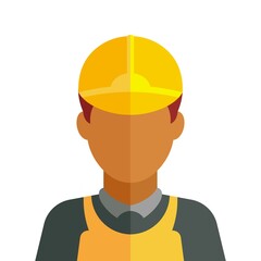 Construction icon illustration. Construction vector. Construction avatar