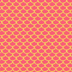 Mermaid scale seamless pattern