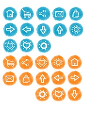 set of icons