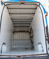 empty cargo truck