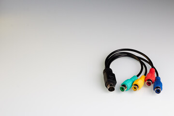 adapter for connecting camcorders, players, computers and laptops to the TV.