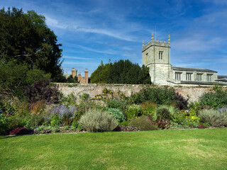 The gardens and estate of coughton court stately home warwickshire england uk