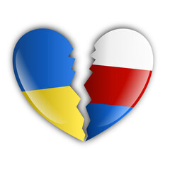 Ukraine Russland Herz gebrochen