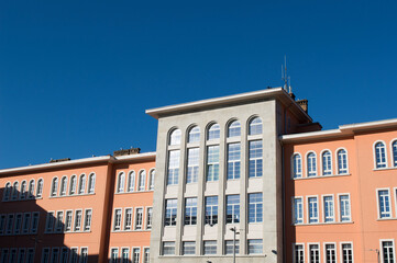 Historic architecture in Rijeka, Croatia, interwar style, elementary school
