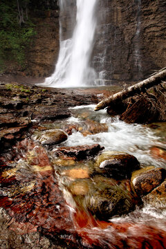 Glacier National Park waterfall