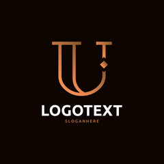 letter U logo