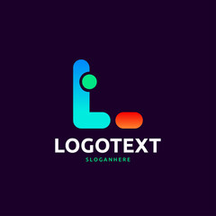 Fototapeta premium letter L logo