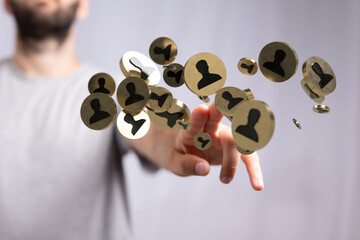 Abstract technology group and data