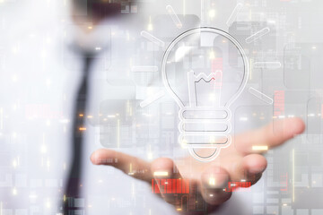 lampNeural network 3D illustration. Big data and cybersecurity