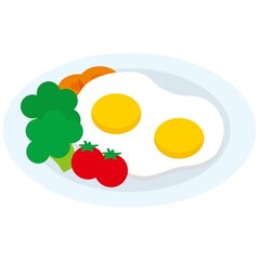 目玉焼きプレート