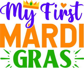 My first Mardi Gras vector arts