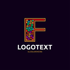 letter F logo