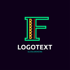 letter F logo