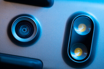 View of the lower part of the drone body, diode illumination,infrared obstacle detection sensors,...