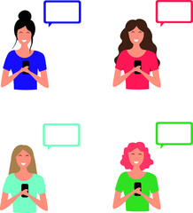 women text message