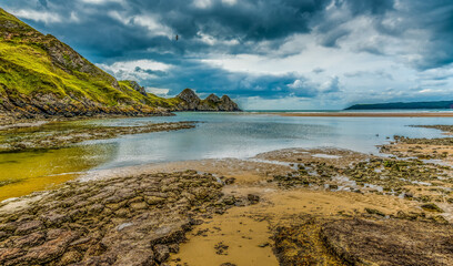 Three Cliffs, Gower, Wales, UK