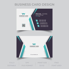 Modern Business Card Template Design