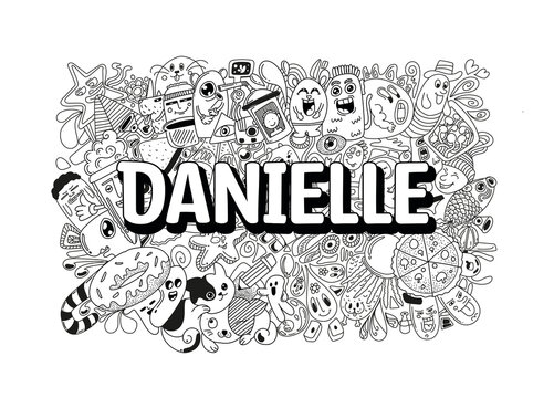 Danielle #name doodle art