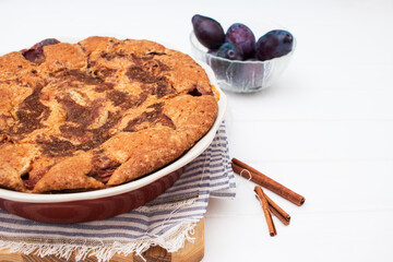 New York Times traditional seasonal plum cake.