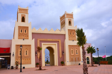 Gate near a beach in Morocco