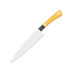Knife Flat Illustration. Clean Icon Design Element on Isolated White Background