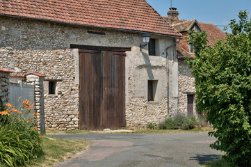 Montchauvet , France - april 3 2017 : the picturesque village