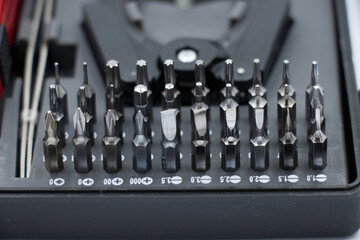 Precision Screwdriver Set a Tools, Magnetic Repair Tool Kit for iPhone, Electronic and other devices - close-up