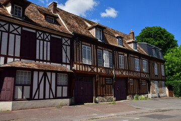 Les Andelys; France - june 24 2021 :  city center of Petit Andely