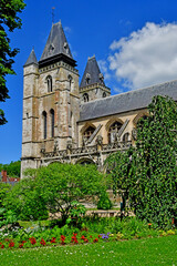 Fototapeta na wymiar Les Andelys; France - june 24 2021 : the collegiate church
