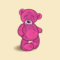 Bear teddy pink