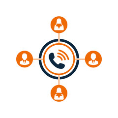 Network, connection icon. Simple editable vector graphics.