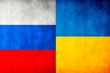 russia ukraine war, flag, confrontation between russia and ukraine, war of flags russia ukraine