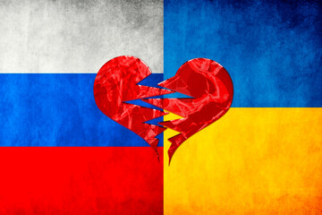 russia ukraine war, flag, confrontation between russia and ukraine, war of flags russia ukraine