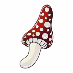 Autumn illustration in hand drawn style. Children's drawing