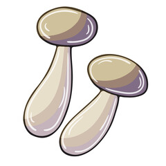 Autumn illustration in hand drawn style. Children's drawing