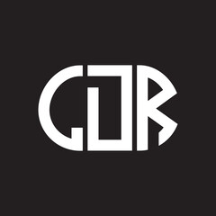 LDR letter logo design on black background. LDR creative initials letter logo concept. LDR letter design.
